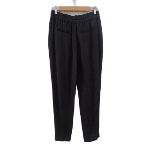 A.L.C. Elastic Drawstring Waist Tapered Pant - Black XS - Picture 2 of 7